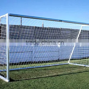 3mm White Polypropylene Warp Knitting Knotless Net, 5" Square Mesh, Overlocked Net Edge for Standard Football Soccer Net Match thumbnail-1