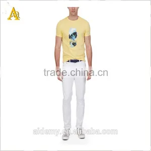 Wholesale 100 Cotton Fitness Mens t Shirt thumbnail-3
