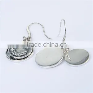 Black Antique Jewelry Thailand Silver Vogue Jewelry Earrings thumbnail-3