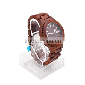 2016 Japan Movement Quartz Paorosa Wooden Day Date Dial Wrist Watch Trade Assurance thumbnail-6