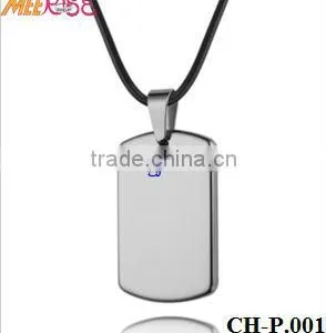 New Rectangle Tungsten Carbide Pendants,silver Rectangle Pendant thumbnail-1