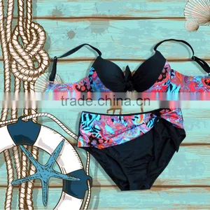 Balneaire 2016 New Design Sexy Floral Print Bikini thumbnail-1