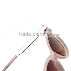 Unisex Transparent Frame Metal Leg Costomized Cheap Fashion Sunglasses thumbnail-3