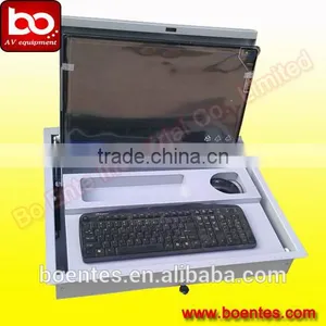 Desktop 19~24 Inch LCD Screen Flip Up Box/Student Tabletop Flip Up Tuner thumbnail-1