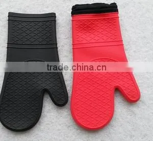 Silicon Oven Mitt With Lining Mitt001 thumbnail-1