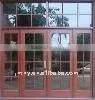 Solid Wood Mahogany Glass Door thumbnail-1