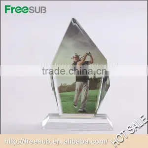 Freesub BSJ10A L120*H190*W40mm Big Ice Hill Screen Blank 3D Sublimation Personalized Crystal thumbnail-1