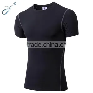 Dri Fit Men's O-neck Short Sleeve Fitness Muscle Tee Shirts thumbnail-5