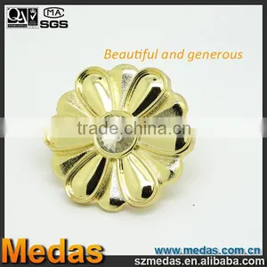 Modern Luxury Gold Belt Drill Handle Flower Type Crystal Handle thumbnail-1