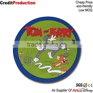 Customized Soft Pvc Cheap Beer Coaster With Logo for Advertising thumbnail-1