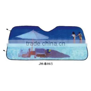 Car Sun Shade for Front Window 140*70cm With Logo thumbnail-1