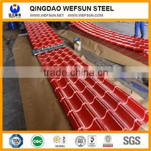 Practical Roofing Construction Color-coated Corrugated Steel Plate thumbnail-1