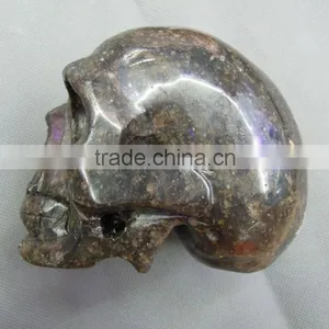 Unique Crystal Carving Skull Fengshui Crystal Products Good for Home Decoration thumbnail-2