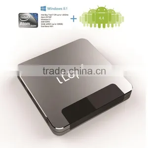 Windows 8.1 Android 4.4 Dual OS 32G Large Flash Memory Metal Mini Computer thumbnail-1