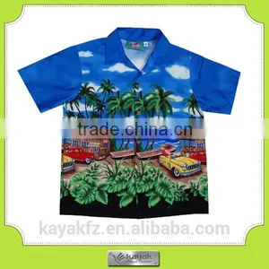 Wholesale Men Cotton Hawaiian Aloha Shirt thumbnail-3
