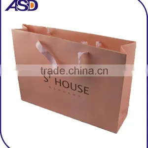 Custom Logo Print Environmental Paper Bag Reticule Bags thumbnail-1