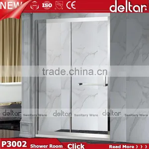 Raindrop Glass Shower Door With Stainless Steel Frame/ Portable Cabins for Sale / Sex Room / Shower Enclosure Cubical thumbnail-1