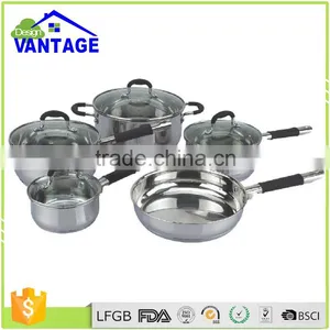 9pcs Stainless Steel Kitchen Utensils Wholesale thumbnail-1