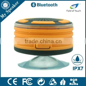 My Speaker F013 Black/orange LED Shower Speaker Waterproof IP67 thumbnail-5