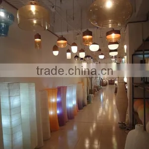 Chrome Metal Chandelier Frames Clear Crystal Beads Modern Pendant Lamp / Light thumbnail-6