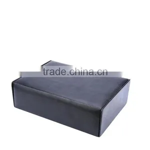 Chinese Factories Wholesale Custom High-grade PU Leather Jewelry Box, Black Ring Box thumbnail-3