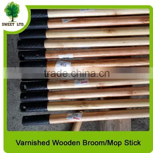 Varnished Wooden Broom Handle Farm Tools Wooden Shovel Handle Sticks thumbnail-3
