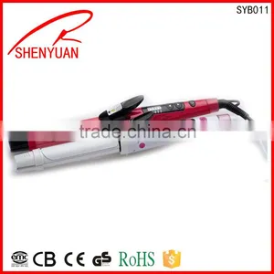 Professiona Ceramic Barber Shop Hair Straightener 2 IN 1 Curling Iron Hair Crimping Iron thumbnail-1