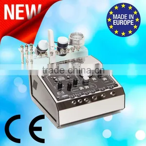 Multifunction Beauty Machine: (Scrubber + Diamond Dermabrasion + Ultrasound+ Heat-cold Hammer + Photon) - Alvi Prague E-5 thumbnail-1