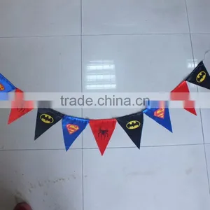 Birthdays Festivals Christmas Decorations Party Superhero Color Flag thumbnail-5