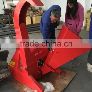 Tractor Mini Pto Wood Chipper Shredder Mulcher for Sale thumbnail-4
