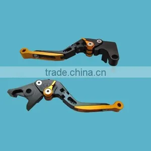CNC Folding Foldable Brake Clutch Levers For Yamaha FZ6R FAZER 2009-2011 2010 thumbnail-1