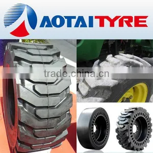High Performance Skid Steer Tyre Forklift Solid Tyre 16/70-16 16/70-20 thumbnail-1
