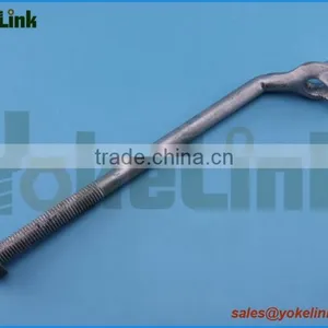 Hot Dip Galvanized Angle Thimbleye Bolt per ASTM A153 thumbnail-1