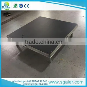 Aluminum Portable Folding Stage 6 Step Stairs With Square Legs thumbnail-6