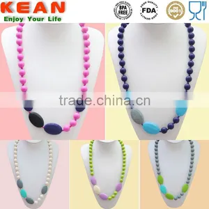 Navajo White DimGray Necklaces Have a Breakaway Clasp Quartz Pink Silicone Teething White Blue thumbnail-3