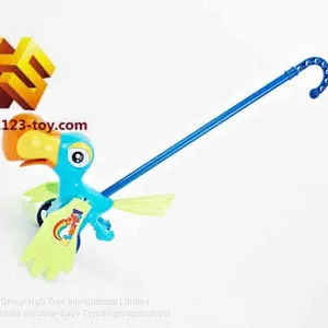 HS Group Ha'S HaS Toys Hand Push Toys Duck Bird Flower Wheel Car Motorbike for Kids thumbnail-2