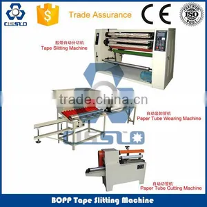 CE STANDARD BOPP CRYSTAL ADHESIVE TAPE SLITTING MACHINE thumbnail-2