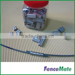 Vineyard Trellis Gritted Aluminum Crimp Sleeve thumbnail-1