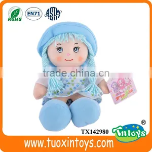 10 Inch Cotton Rag Doll Handmade Bodies thumbnail-1