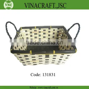 Foldable Handle Christmas Rectangular/square Basket for Gift Packing thumbnail-1