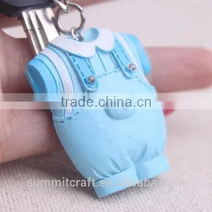 Resin Baby Clothes Shaped Keychain Baby Shower Party Favors thumbnail-3