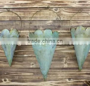 Balcony Metal Hanging Flower Pots thumbnail-1