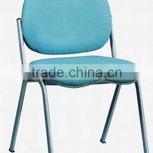 Iron Tube Stackable Simple Chair thumbnail-1