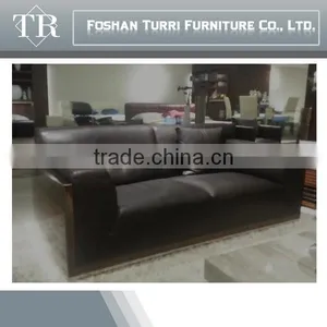 High Quality Luxury Furniture Top Grain Leather Sectional Sofa Set thumbnail-6