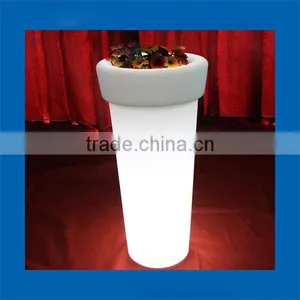 D47*H95cm Western Style Smart Controlled Multi Color LED Flower Pot Glowing LED Flowerpot thumbnail-1