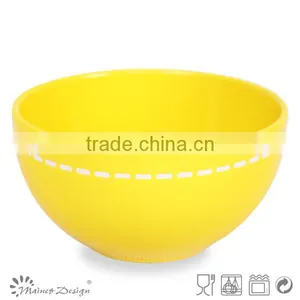 New Products Wholesale Silk Screen Ceramics Cereal Bowl thumbnail-1