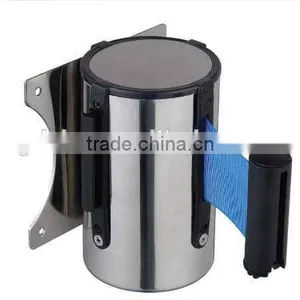 Retractable Belt Barrier on Wall Mounted thumbnail-1