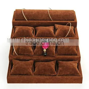 Hot Selling Different Kinds Watch Ring Bracelet Grey Jewelry Box Packaging thumbnail-4