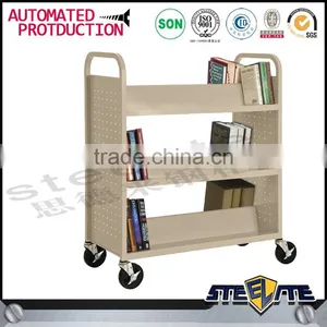 3 Tier Library Book Trolley/ Mobile Library Trolley thumbnail-6