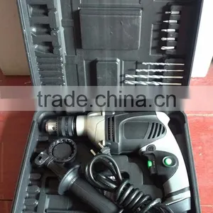GOLDENTOOL Hot Selling 13mm 710w Aluminum Housing Portable Electric Power Impact Drill Kit thumbnail-5